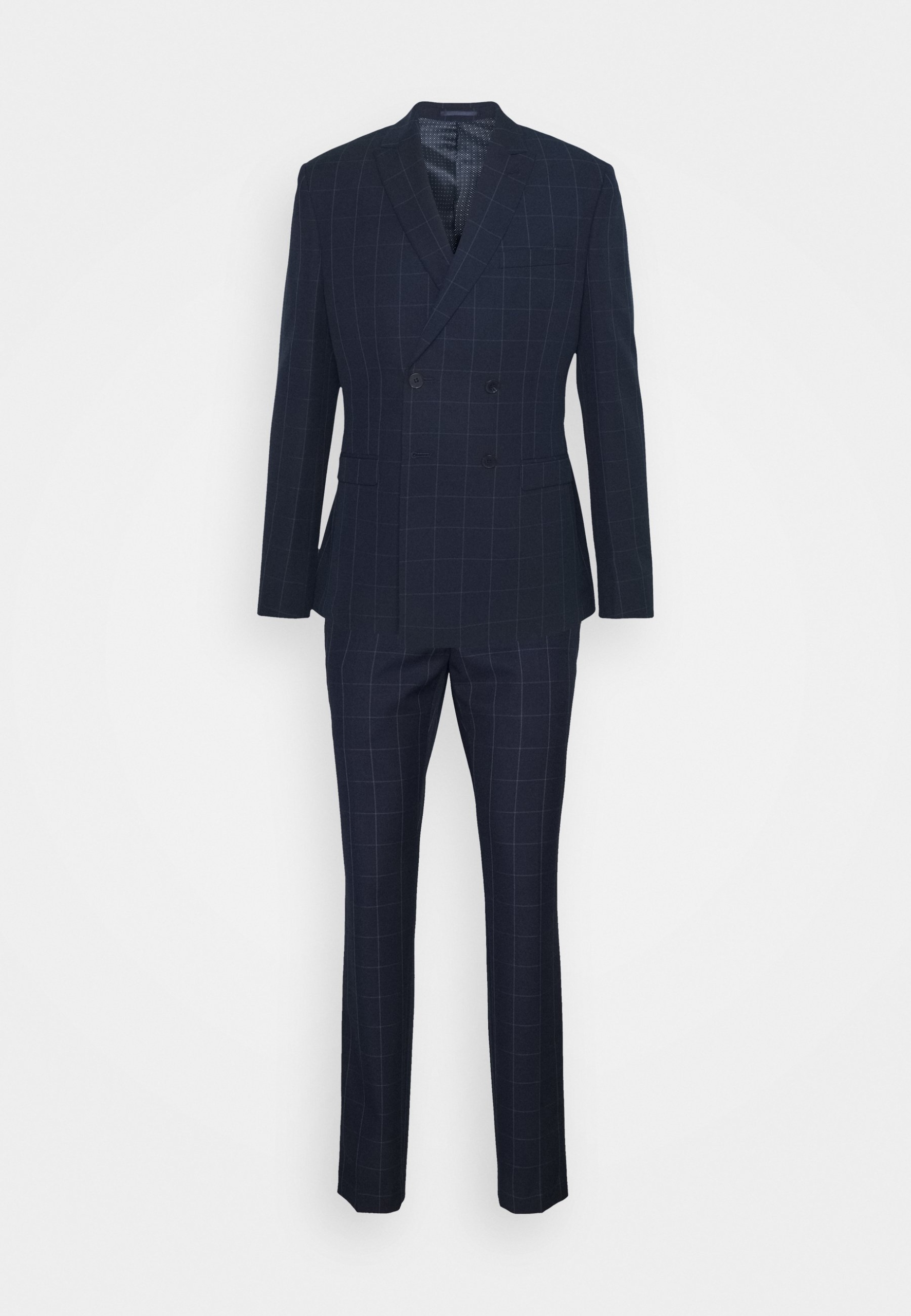 Výprodej Isaac Dewhirst The Fashion Suit Sako S Klopami A Kostkovaným Vzorem