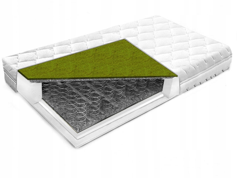 Bonelový matrac 90x190 pružinový s morskou trávou vystužený 20 cm H3