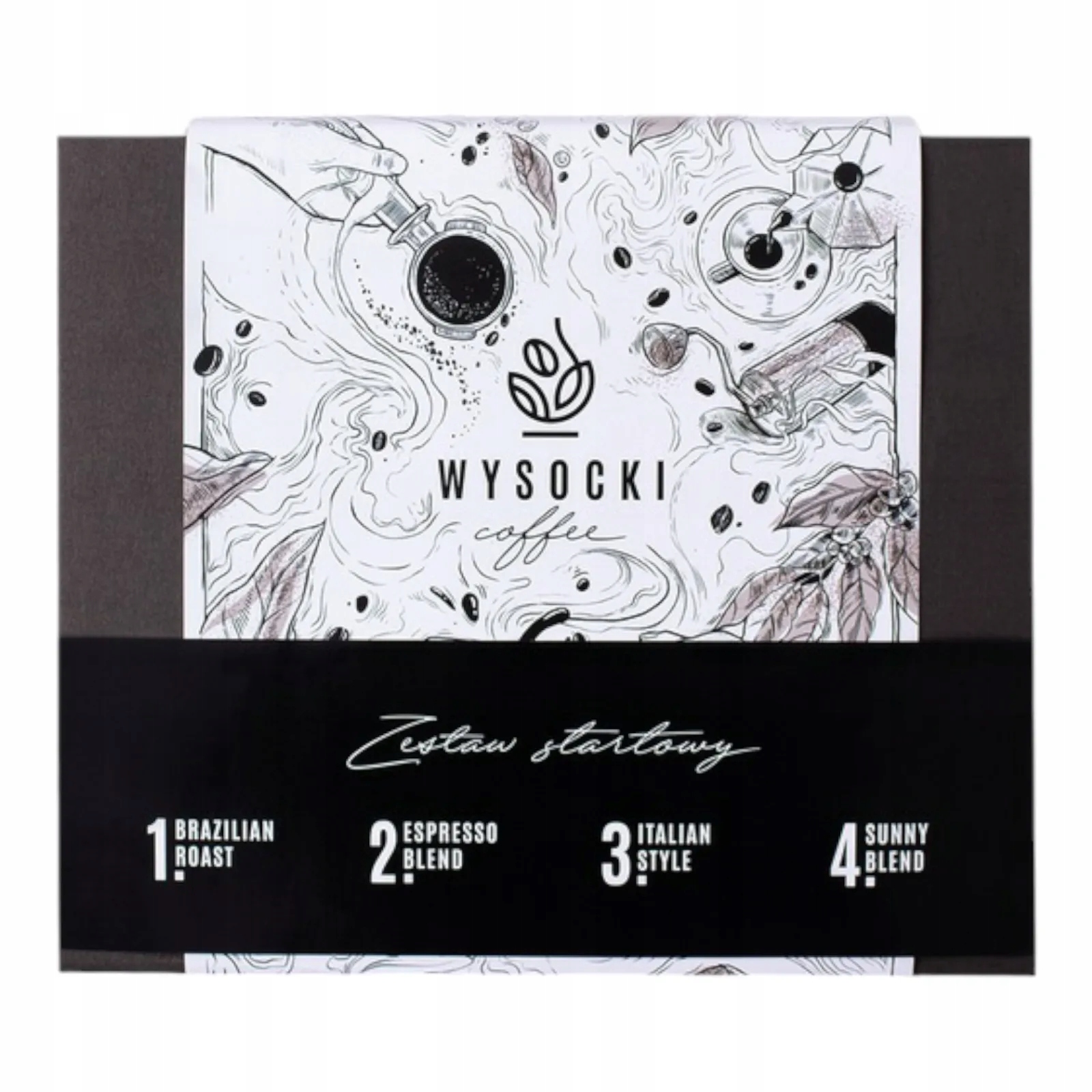 Wysocki Coffee Zestaw Startowy 4 x 250g