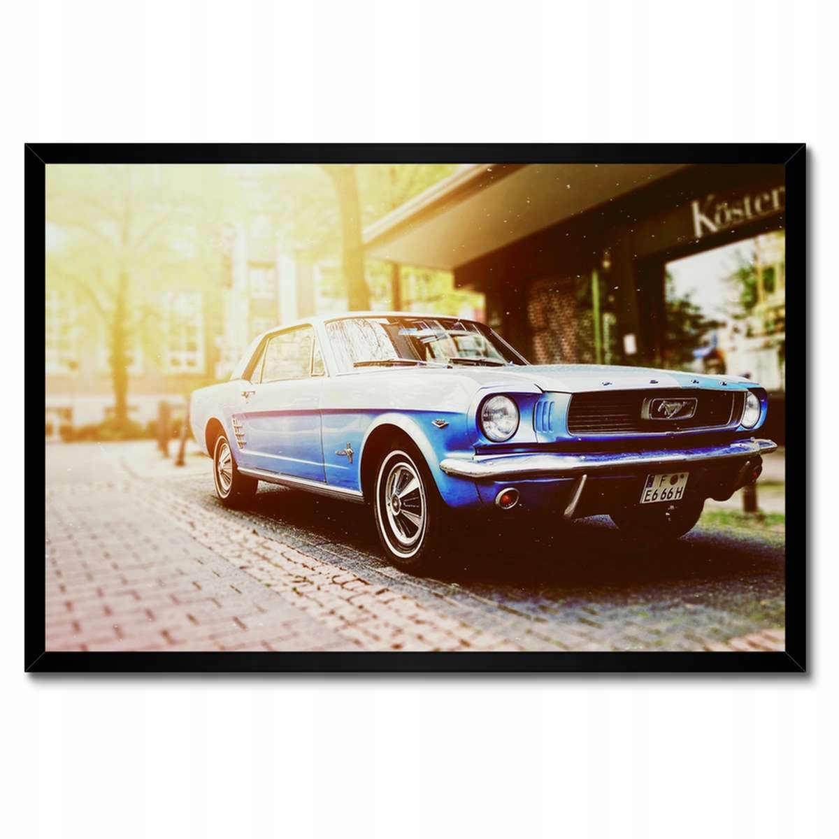 Plakáty v rámu 60x40 Ford Mustang Auto Usa