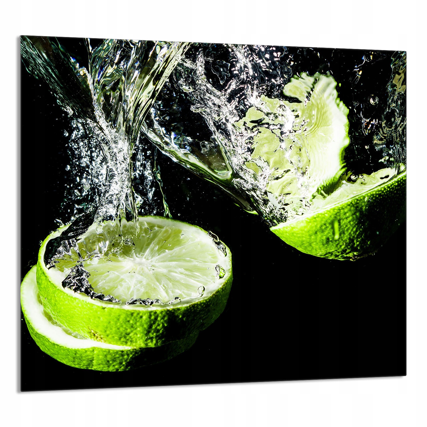 Skleněný Panel Do Kuchyně 65x60 Limetka Tvrzené Sklo