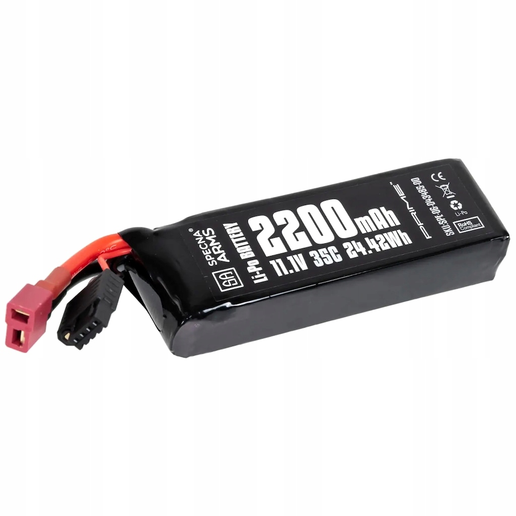 Akumulátor Asg Specna Arms x Gens Ace Li-Po 11,1 V 2200 mAh G-Tech 35C