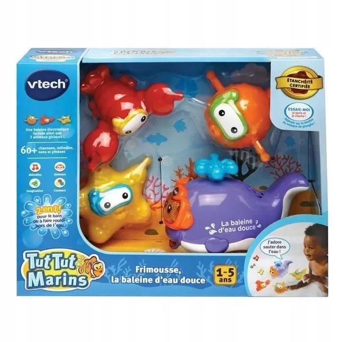 VTech Tut Tut Marins Frimousse, la baleine d'eau douce Kod producenta 80-186805
