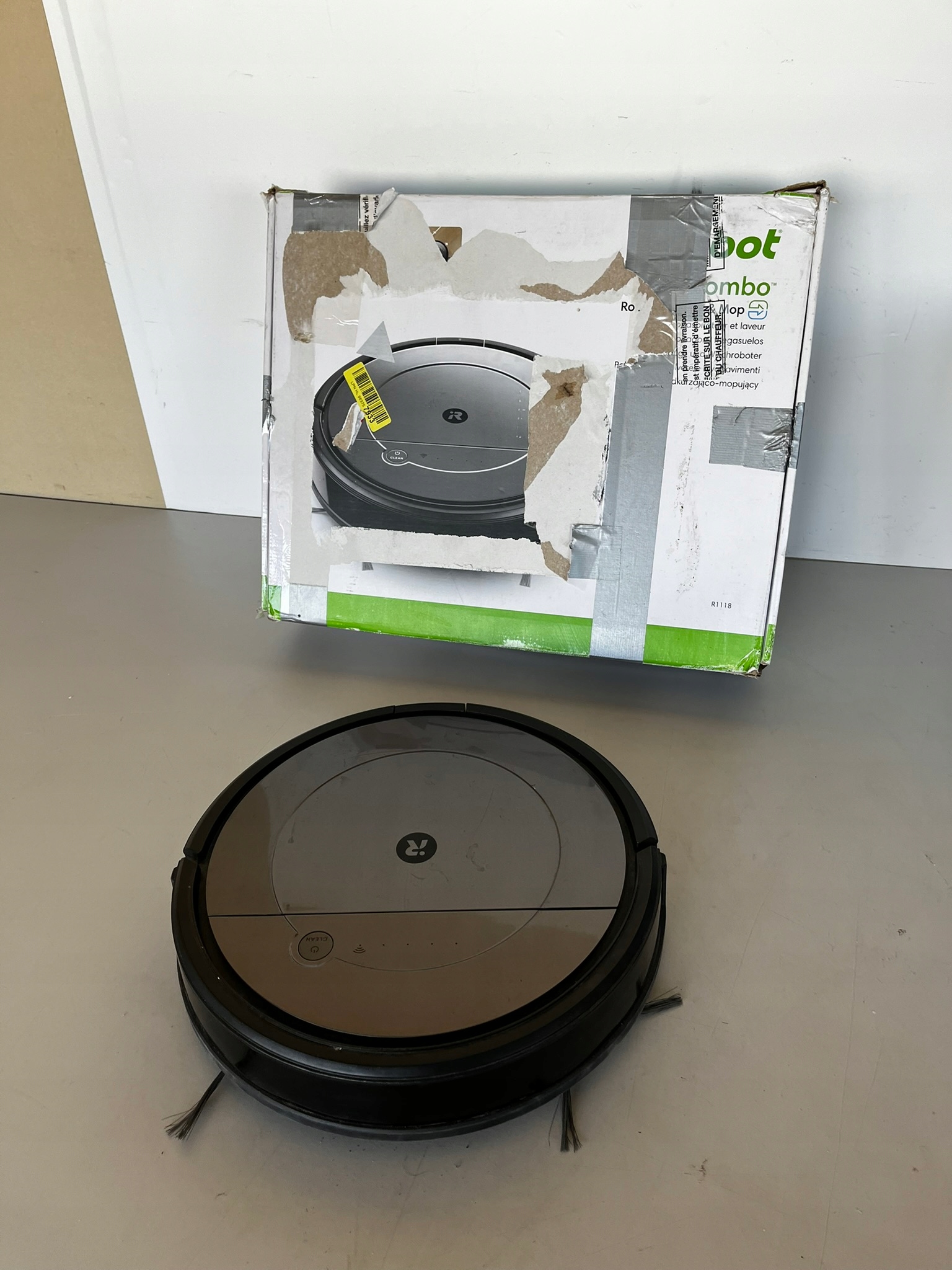 Robot sprzątający iRobot Roomba Combo srebrny/szary • Cena, Opinie