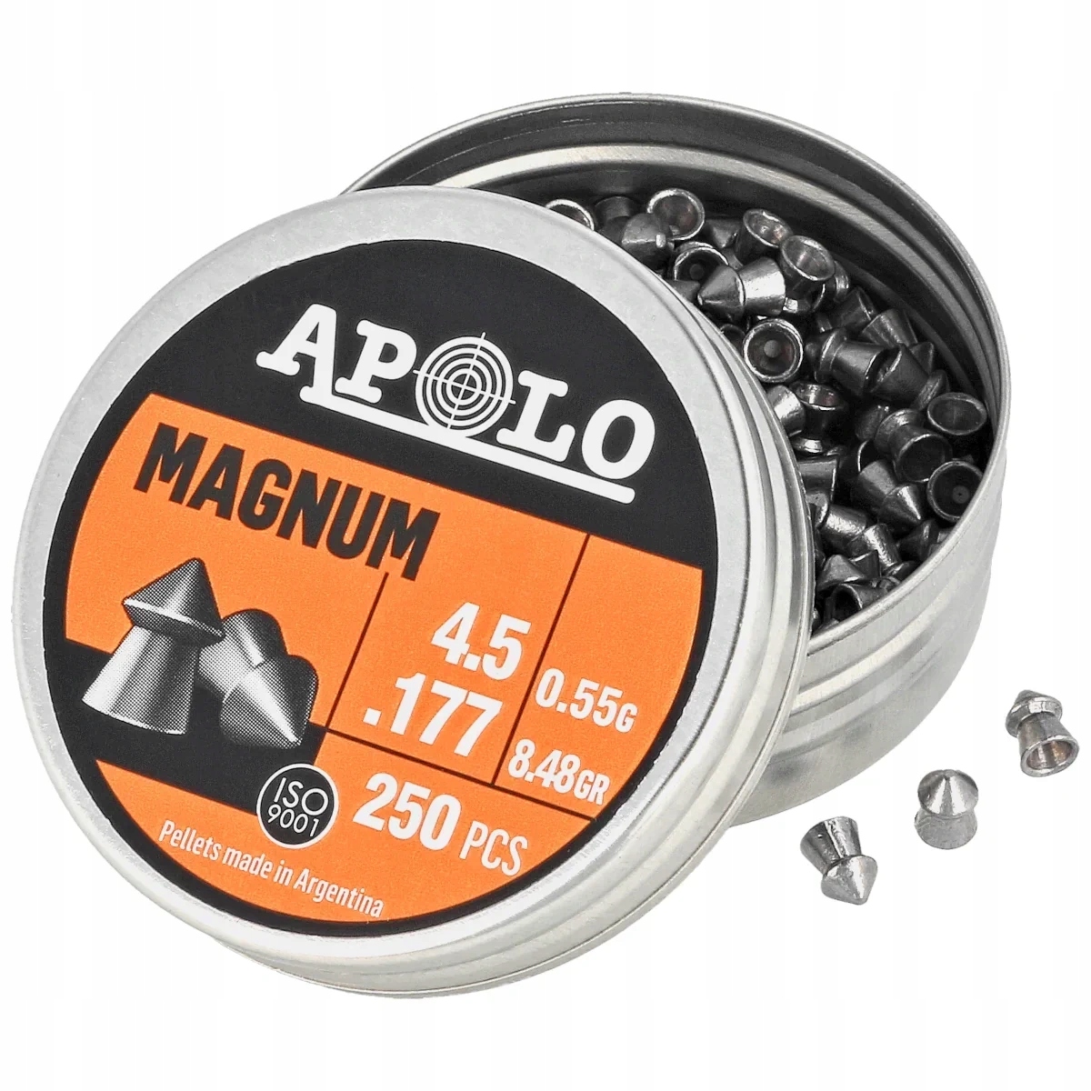 Śrut Apolo Magnum 4,5 mm 250 szt 0,55g 8,48gr (12002)
