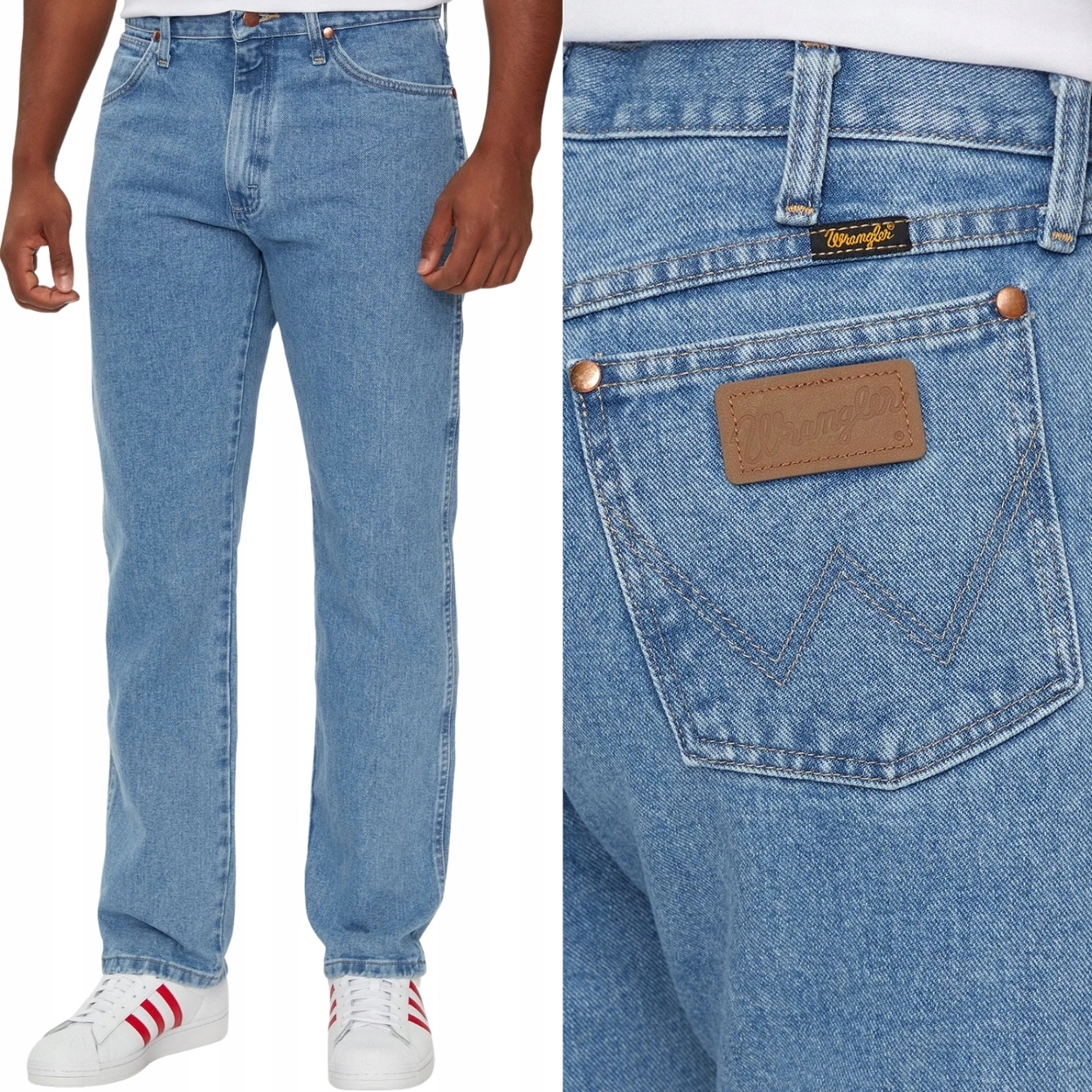 Wrangler 13MWZ Cowboy Cut Antique klasické jednoduché džínové kalhoty W31 L32