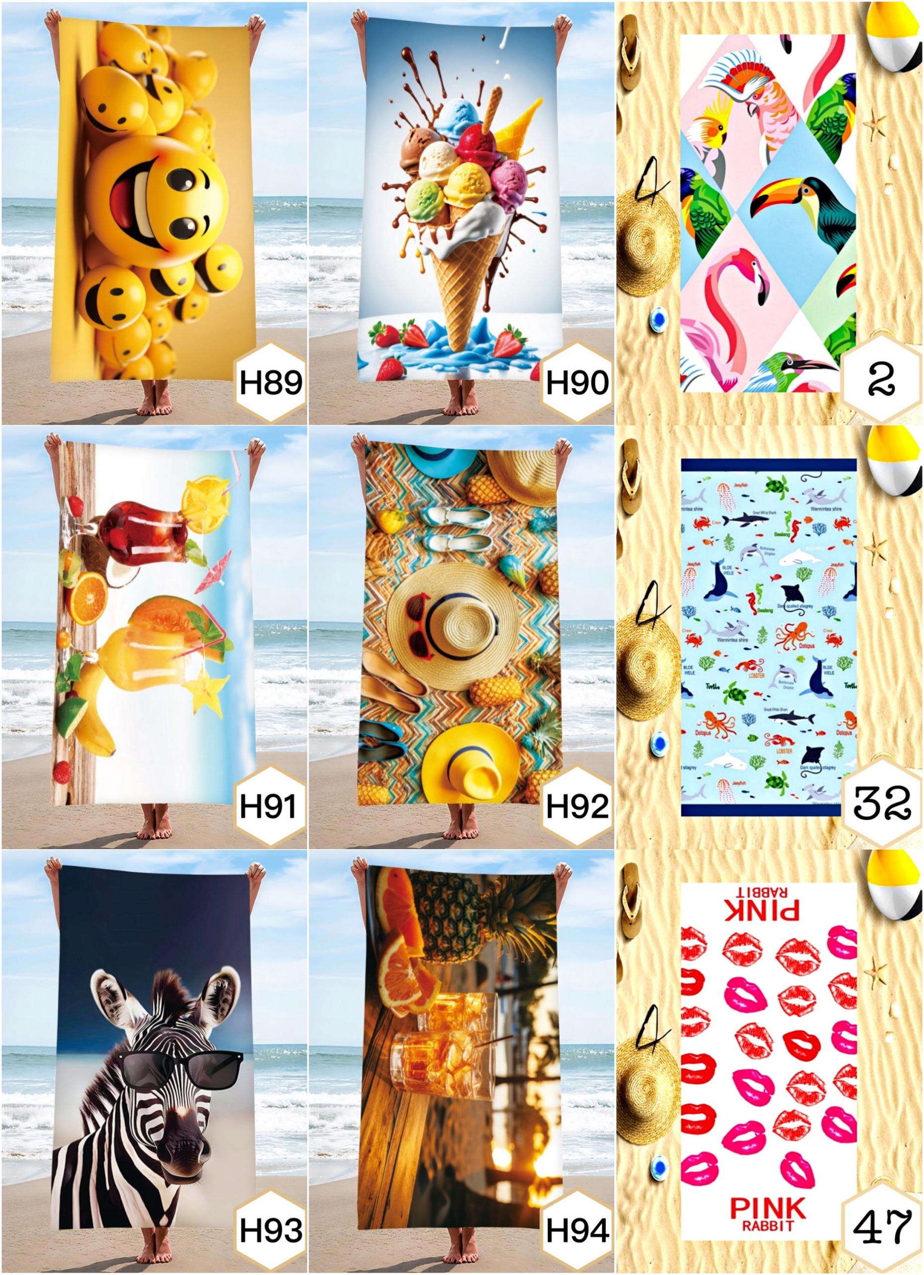 RĘCZNIK PLAŻOWY DUŻY KĄPIELOWY SUMMER RĘCZNIKI XL Cechy dodatkowe szybkoschnący