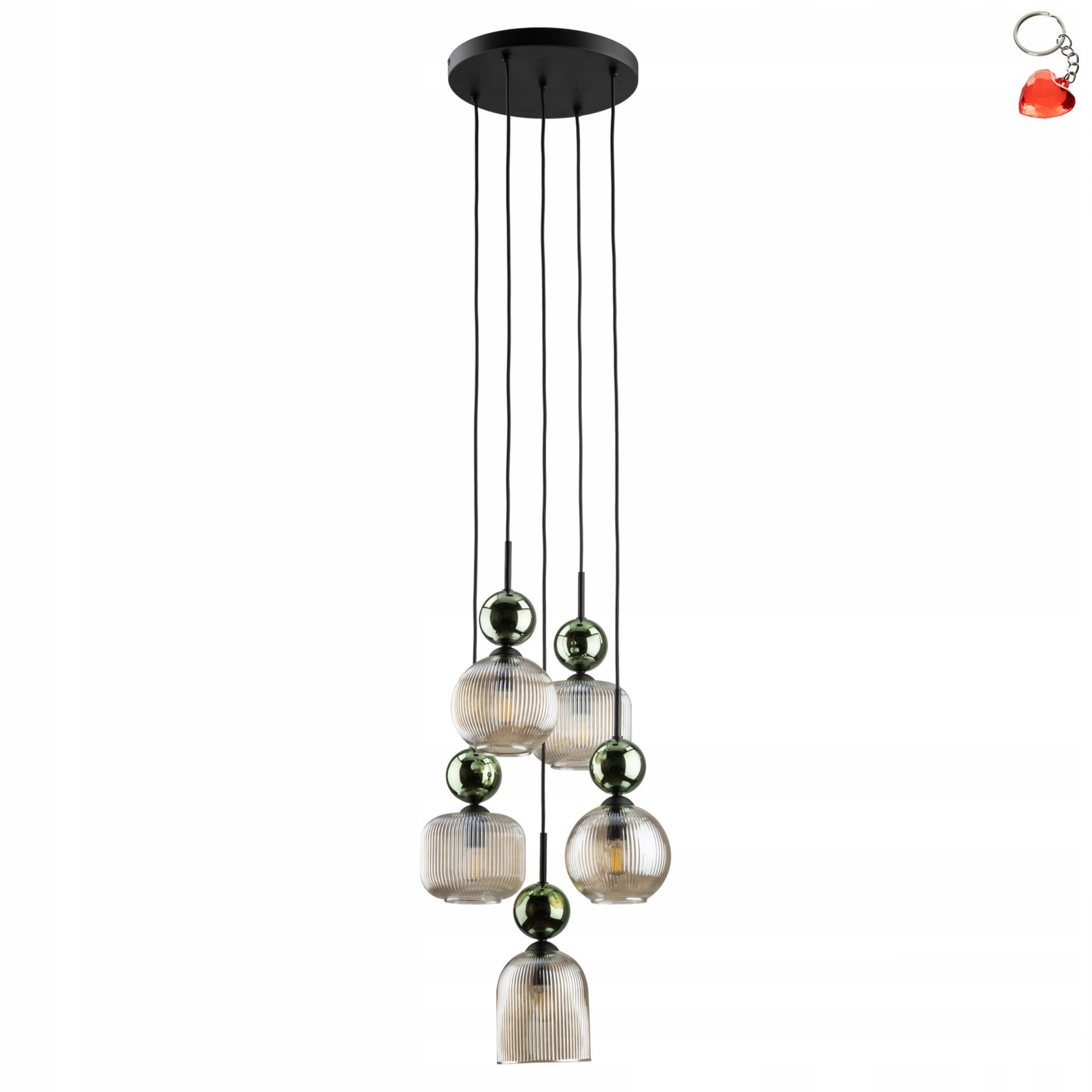 Závesná lampa Sophia Green Cognac 11149 Tk Lighting