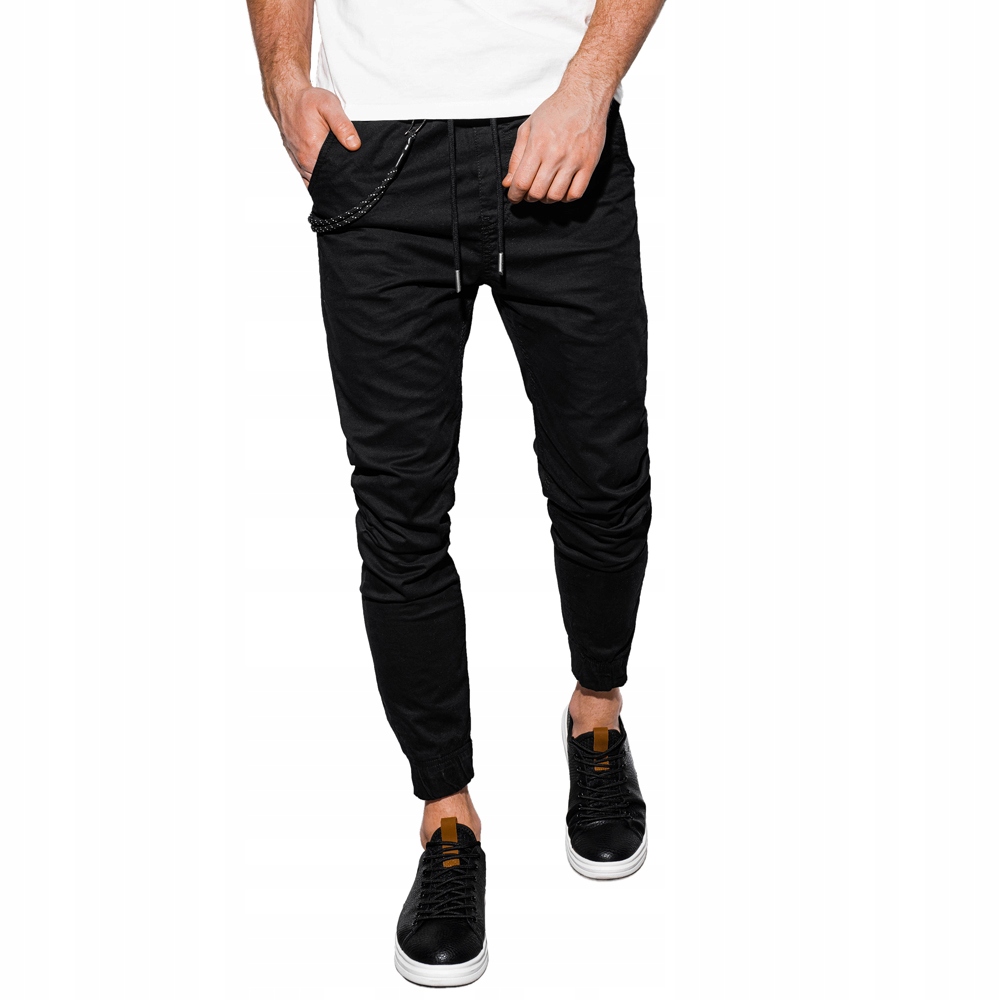 

Spodnie męskie joggery P908 czarne XXL