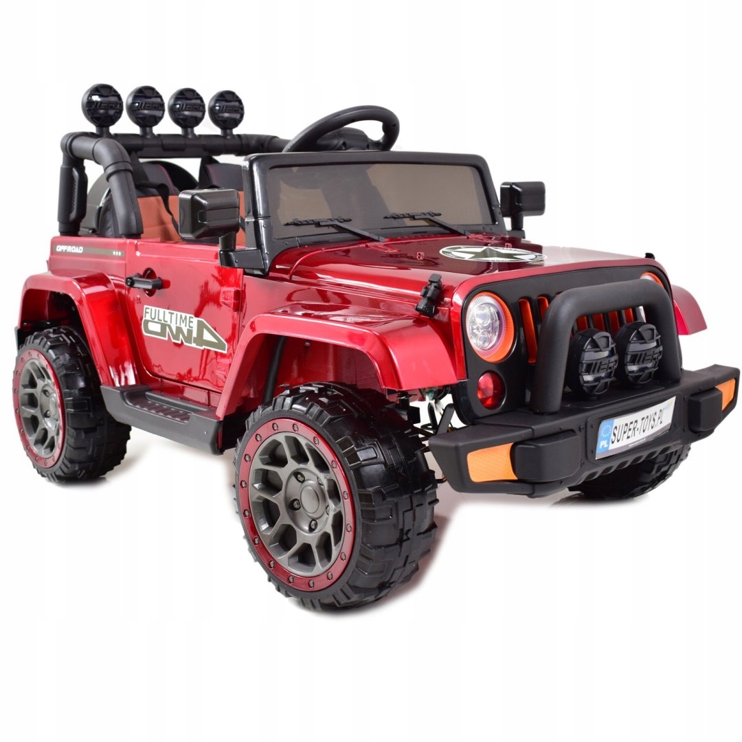 MEGA JEEP FULLTIME, NAPĘD 4X4, 1X12V ,WOLNY START/