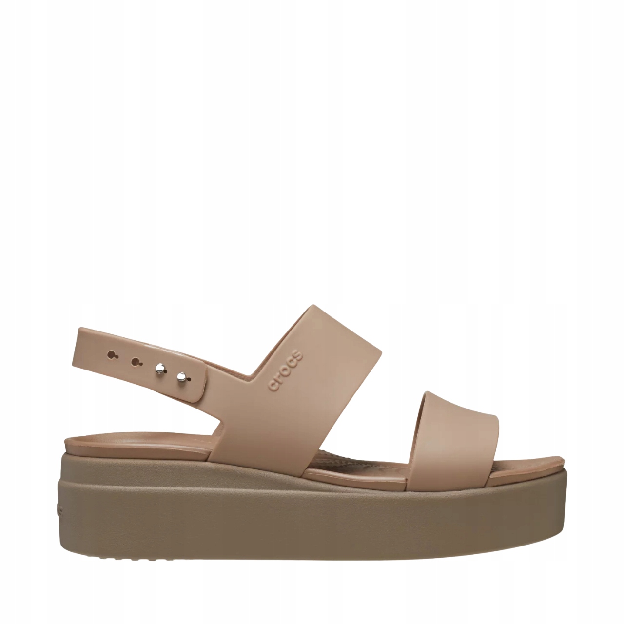 Dámské sandály Crocs Brooklyn Low Wedge béžové 206453 2EL 39-40