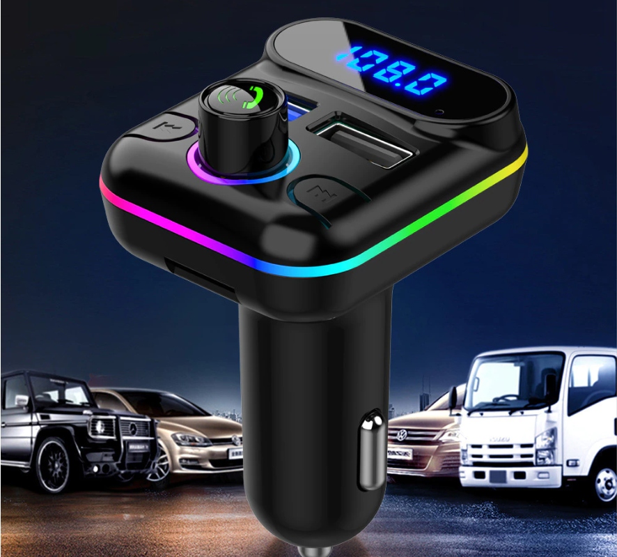 TRANSMITER SAMOCHODOWY FM BLUETOOTH Model TRANSMITER RGB