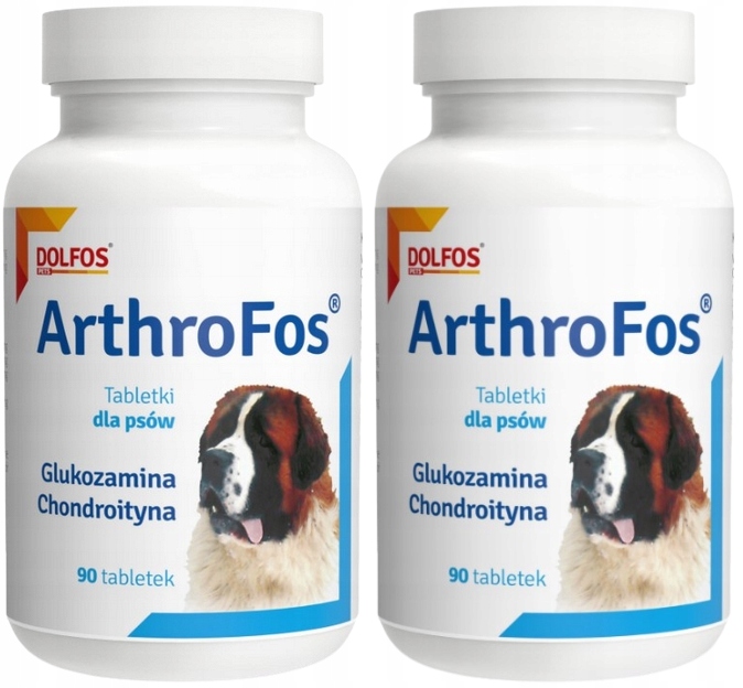Levně Dolfos ArthroFos Glukosamin chondroitin na klouby pro psa 2 x 90 tablet