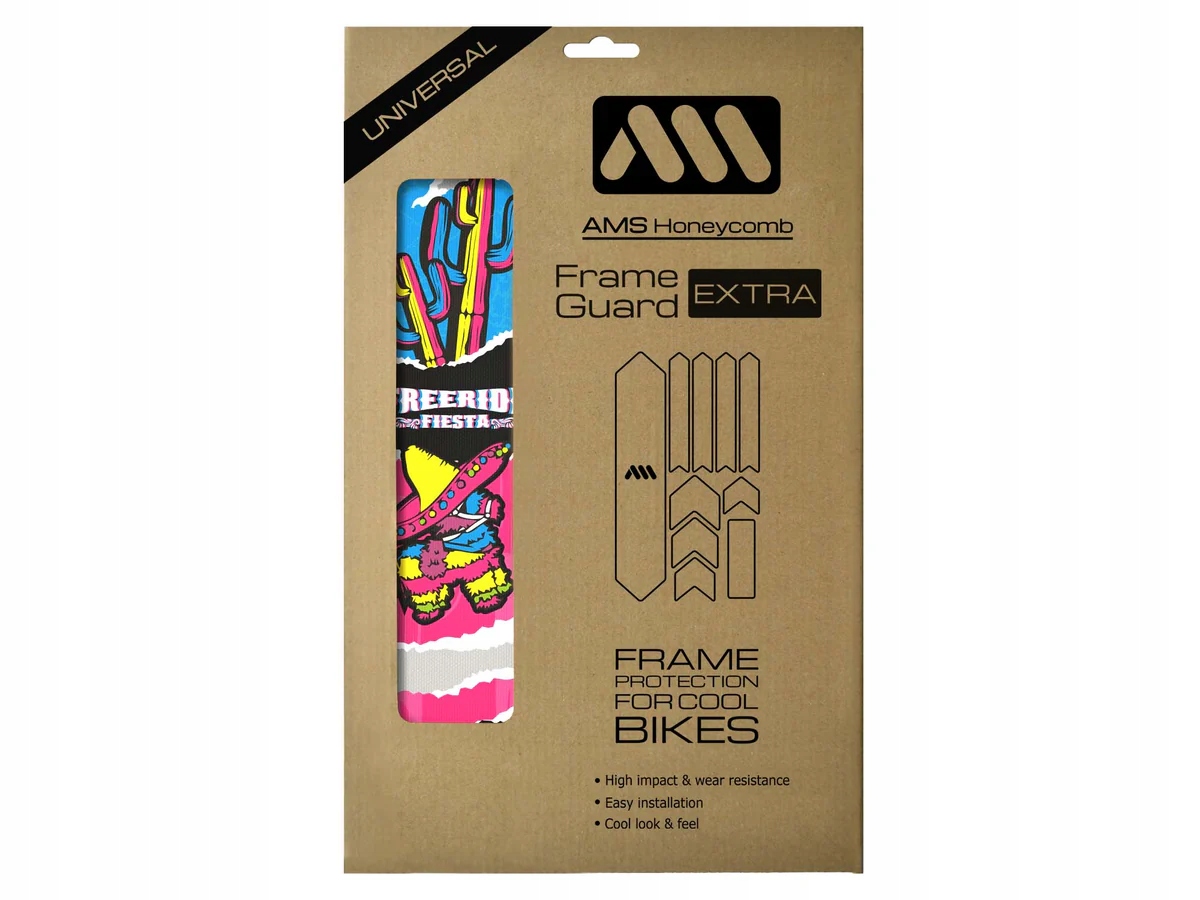 Naklejki Osłona Ochrona Ramy Rowerowej MTB AMS - Freeride Fiesta 2023 Marka AMS