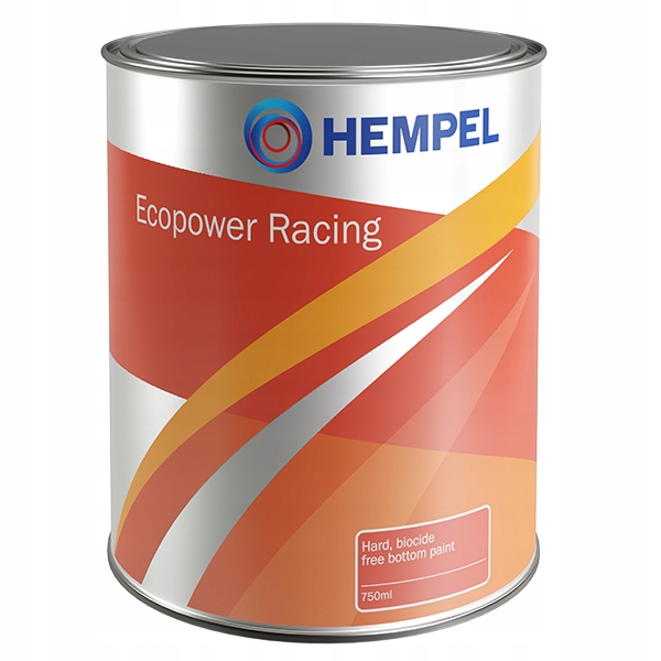Twarda farba antyporostowa do łodzi Hempel Ecopower Racing Biała 0,75L