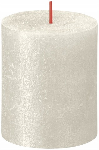 

Bolsius Świeca Rustic Shimmer 80/68 Kremowy