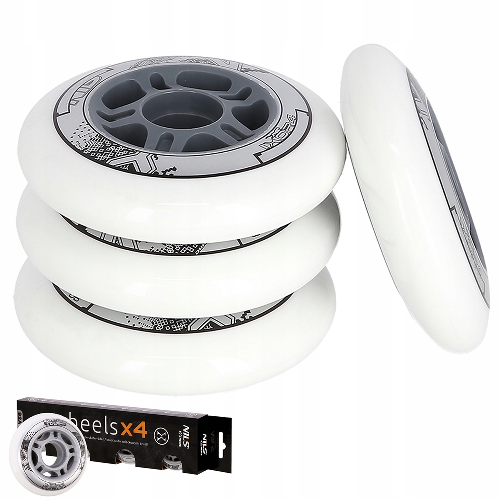 KÓŁKA DO ROLEK PU 70X24mm 82A KAUCZUKOWE DO ŁYŻWOROLEK NILS EXTREME