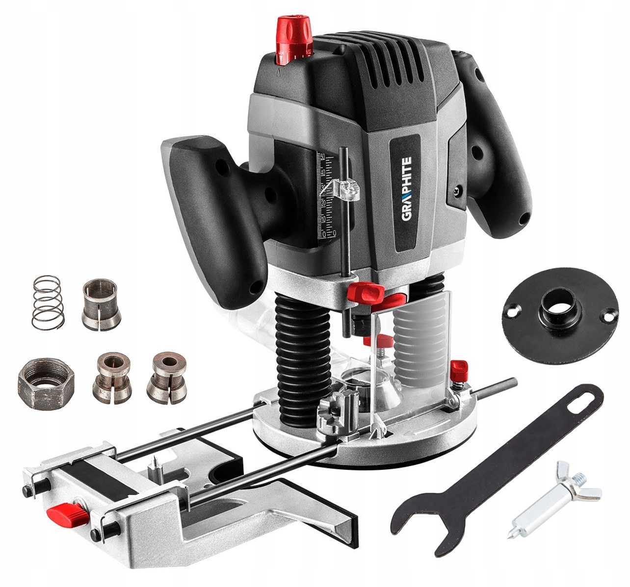 FREZARKA GÓRNOWRZECIONOWA 1300W 6-12mm GRAPHITE 59G717