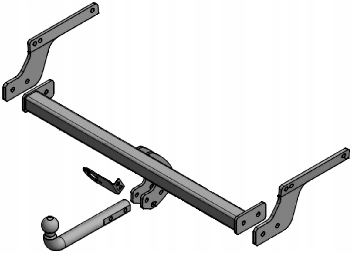 Hak holowniczy+WIĄZKA 13pin DACIA Duster 2 AWD 2WD 4x4 Numer katalogowy producenta A04191DEN-Y
