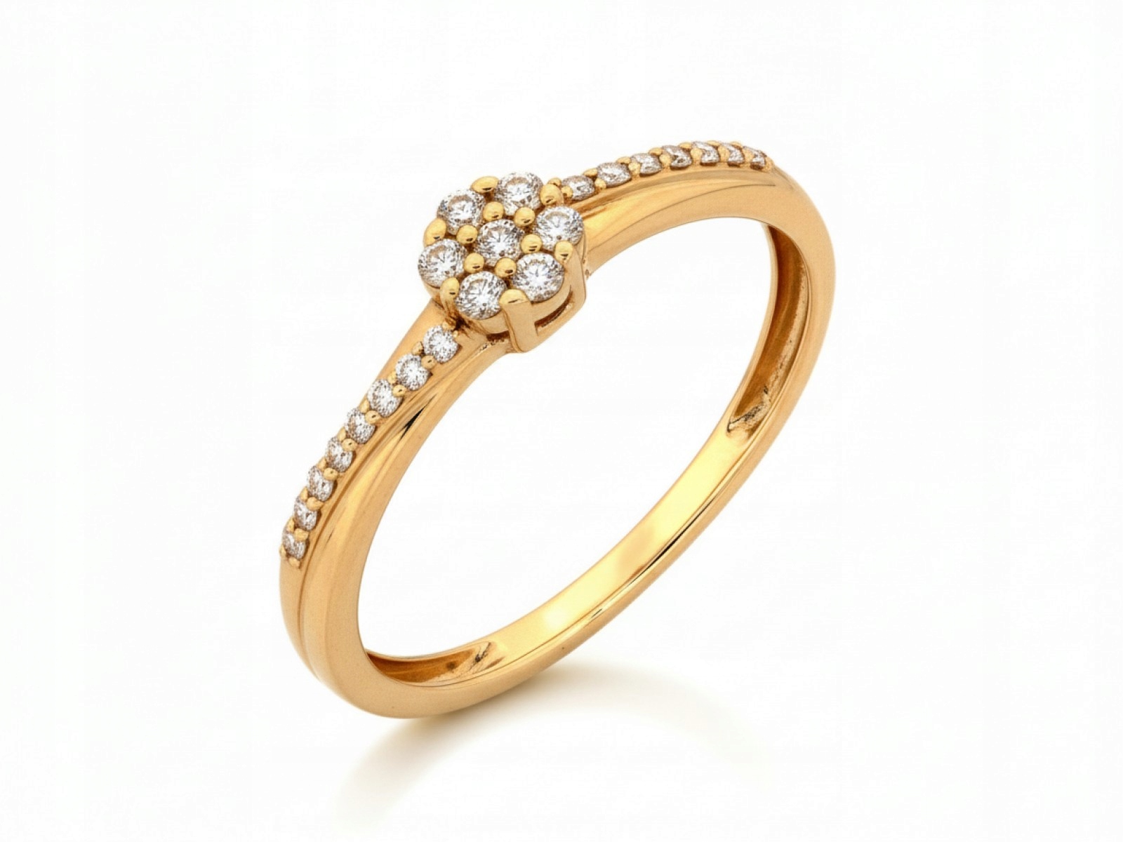 Prstýnek s briliantovým očkem 0,17 ct r15 pro ni