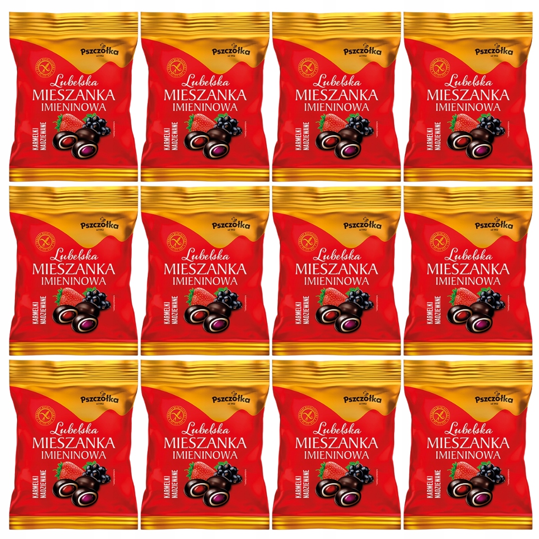 Levně Pszczółka Lubelská jmeninová směs bonbóny 100 g x 12 kusů