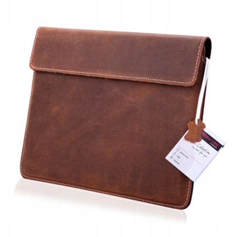 Etui Case Obudowa skóra2 poziome z klapką do T-Mobile T Tablet 5G brązowe