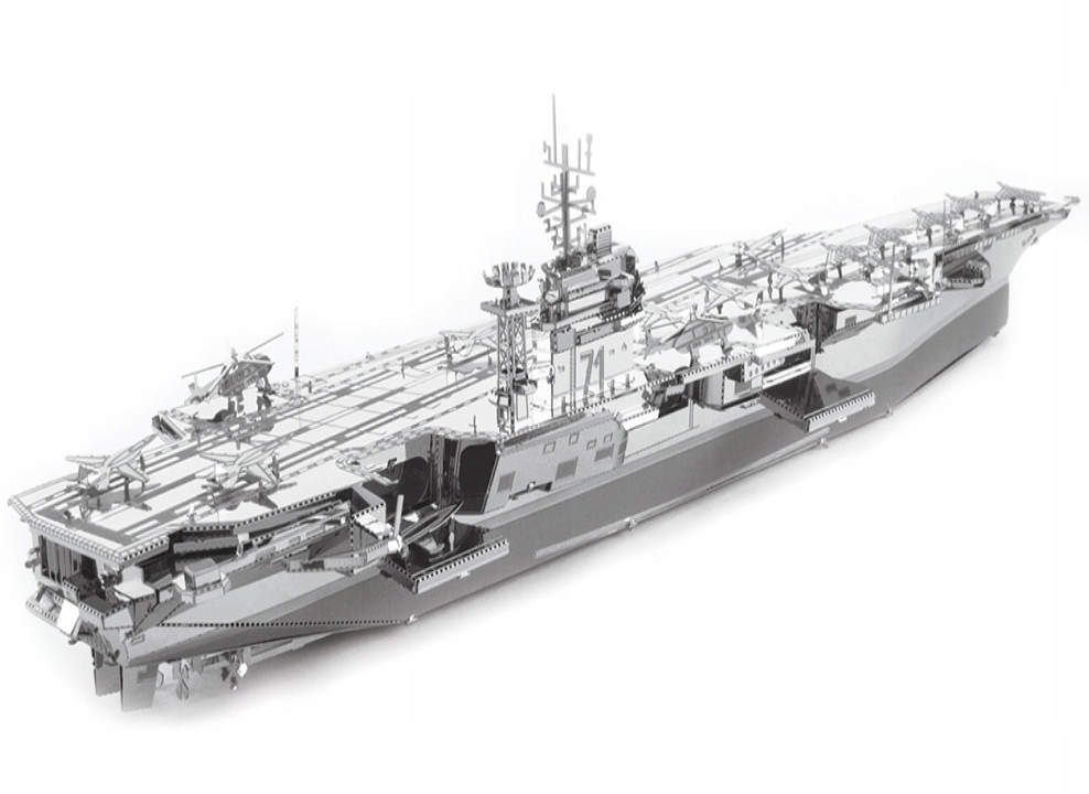 

Metal Earth Uss Roosevelt Carrier Model Metal 3D
