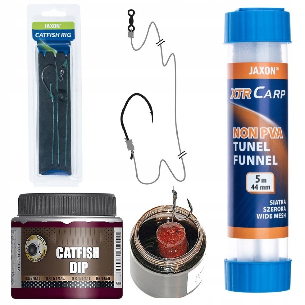 Gotowy Zestaw Na Suma Na Wątróbkę Przypon Dip Siatka 23 MM