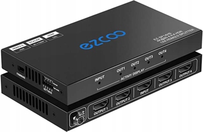 Rozdzielacz HDMI Ezcoo EZ-SP14HS HDR Dolby Vision HDCP2.2 4K 1080P EDID CEC