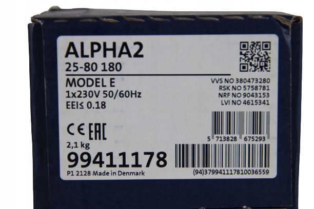 Pompa GRUNDFOS ALPHA2 25-80 180 AUTOADAPT Marka Grundfos