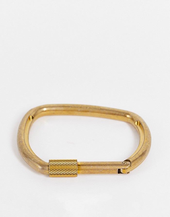 Calvin Klein Zlatý Náramek S Logem (M)