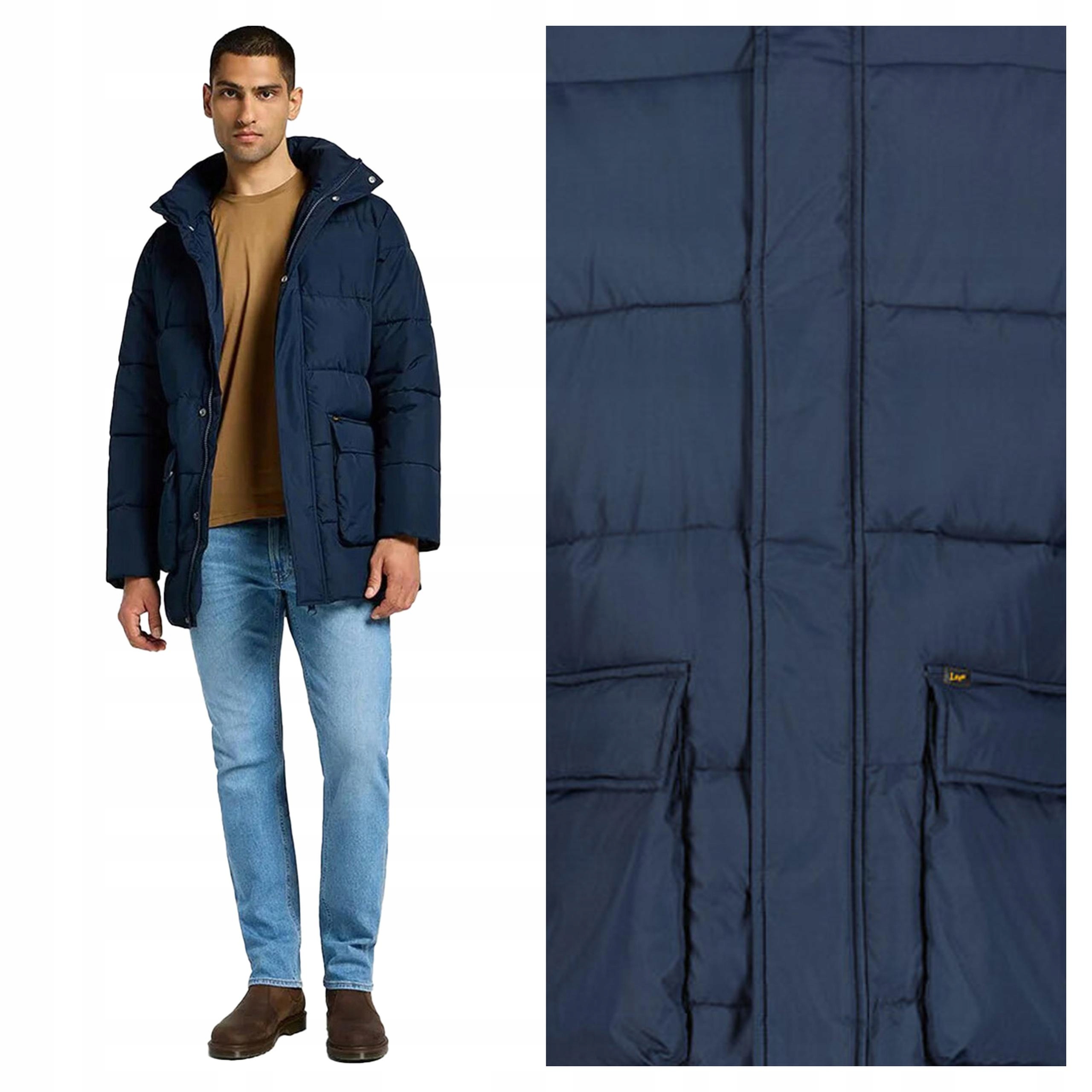 Lee Long Puffer Jacket XL Pánská zimní bunda