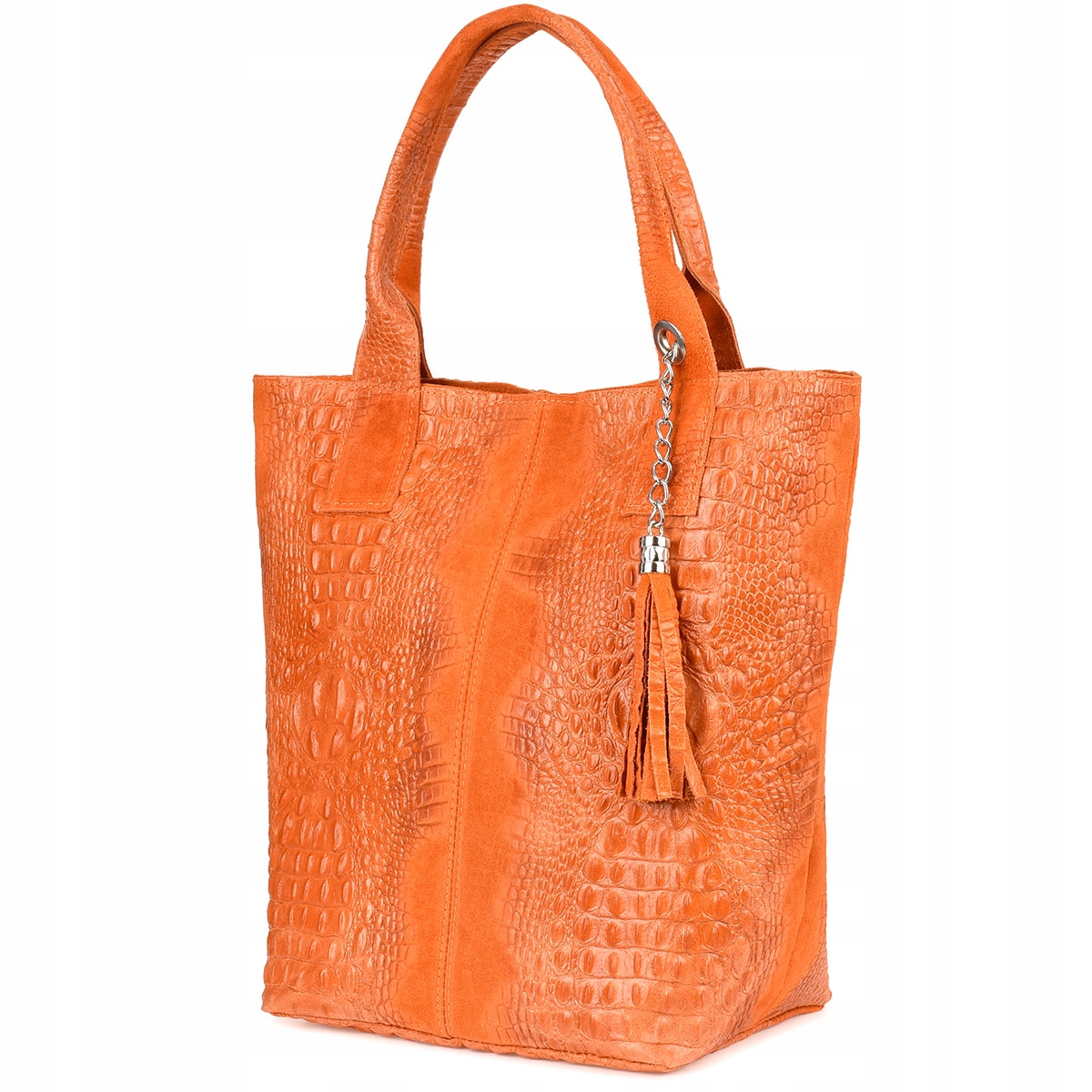 

Torebka torba skórzana damska shopper A4
