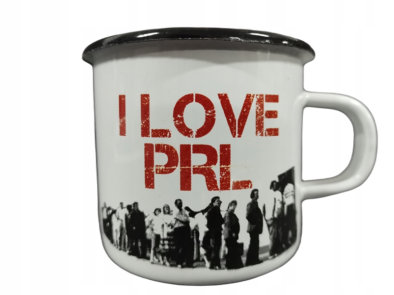 

I Love Prl kubek emaliowany Prl
