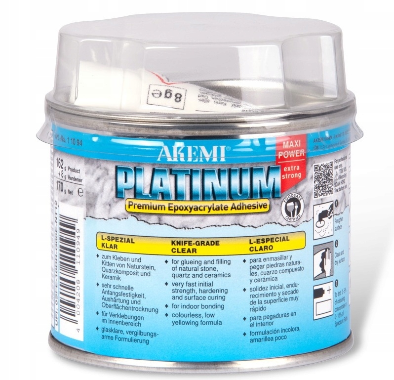 Akemi Platinium Epoxy Akrylová Pryskyřice Pro Gresový Sintrovaný Kámen 170 g