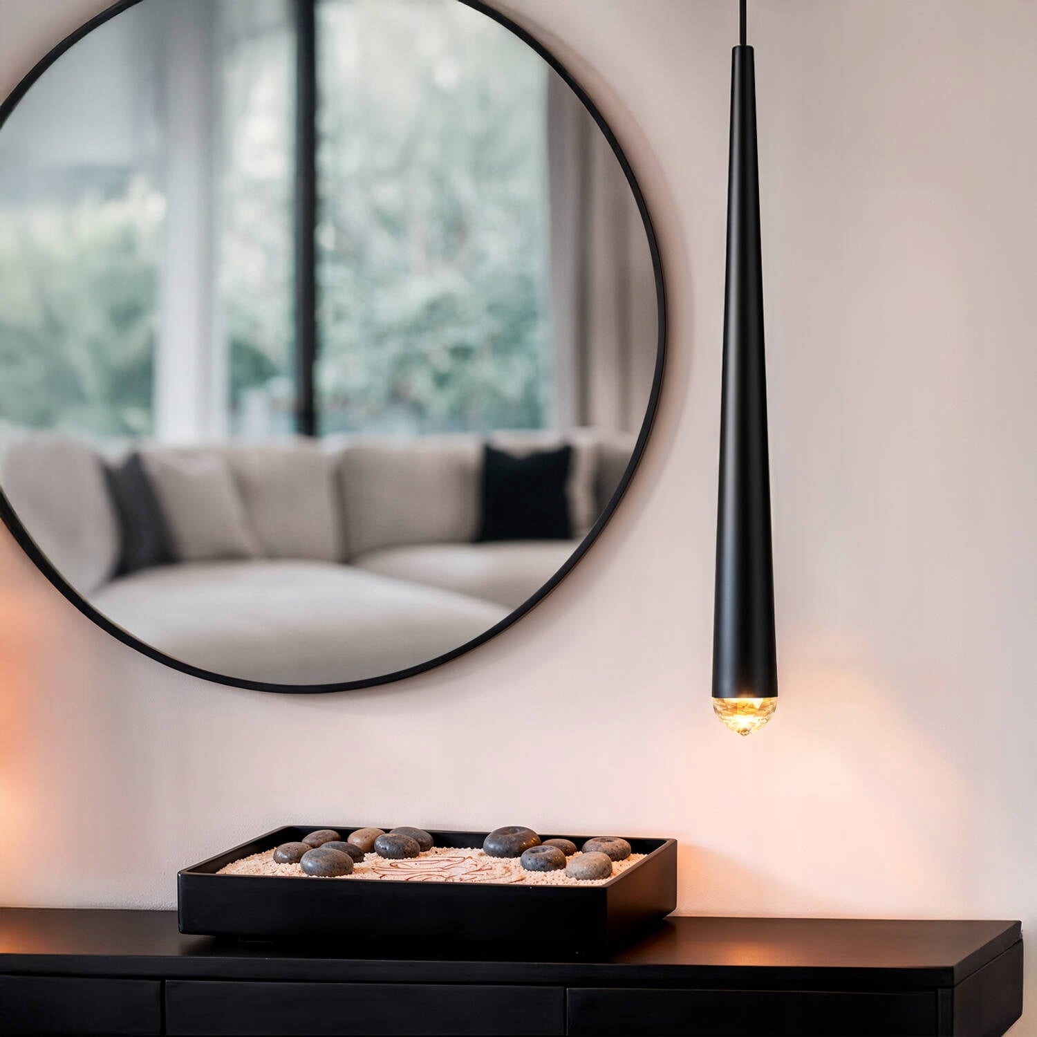 Závěsná lineární Led lampa 3W z kovu s nastavitelnou výškou Agnes
