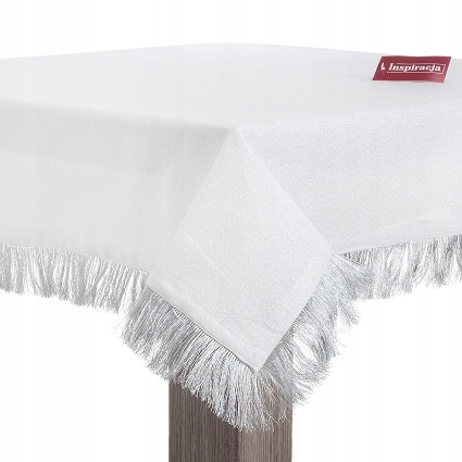 OBRUS 140x140 BIAŁY MIA INSPIRACJA