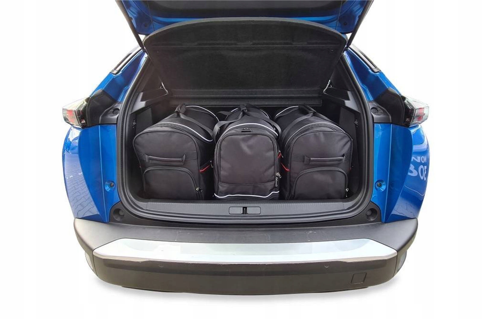 J&j Automotive Sada 3ks cestovných tašiek Sport pre Peugeot e-2008 2019+