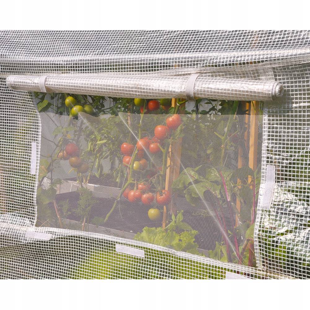 TUNEL FOLIOWY 2,5x4m (10m2) STELAŻ + FOLIA BIAŁA Szerokość produktu 250 cm