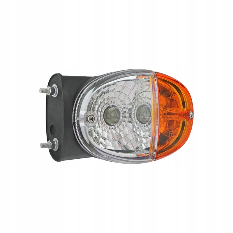 LAMPA PRZEDNIA 3F OWALNA 140X94 + ŻARÓWKI 12V