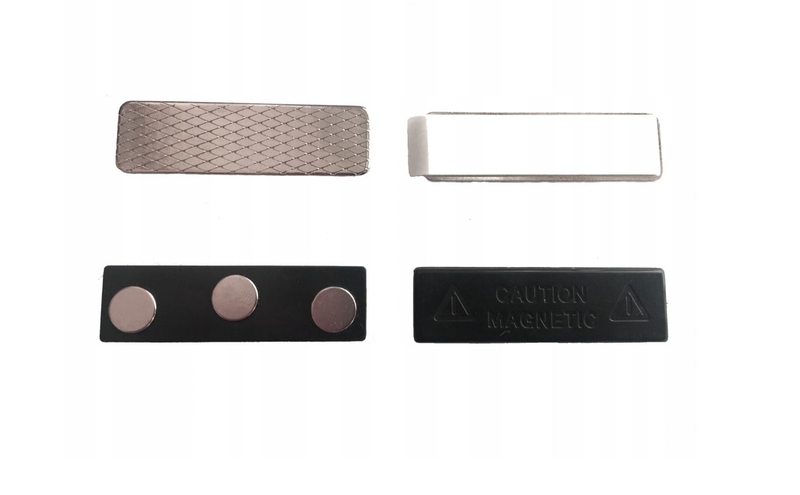 IDENTYFIKATOR Z OKIENKIEM ALUMINIUM MAGNES NOWOŚĆ! Marka bez marki