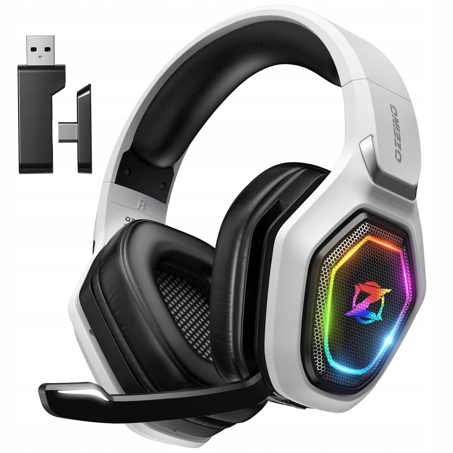 OZEINO OW810 Bezprzewodowy Zestaw Słuchawkowy Gamingowy USB C 20H