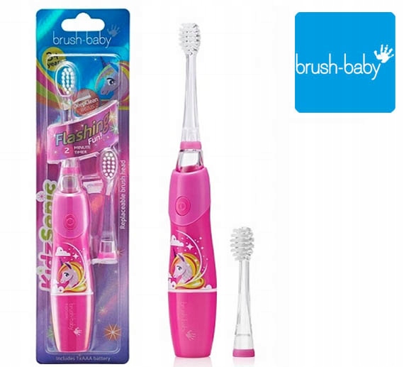 Szczoteczka Elektryczna Brush-Baby Unicorn 3+ Sonic Timer Miękkie Włosie