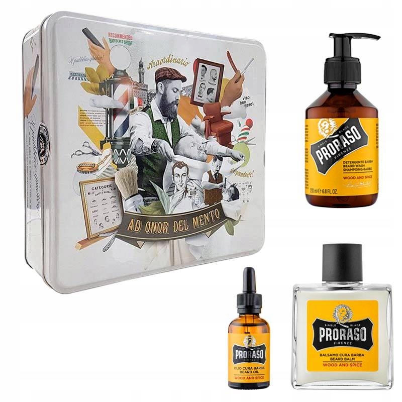 

Zestaw do brody kosmetyki Proraso Wood Spice Beard