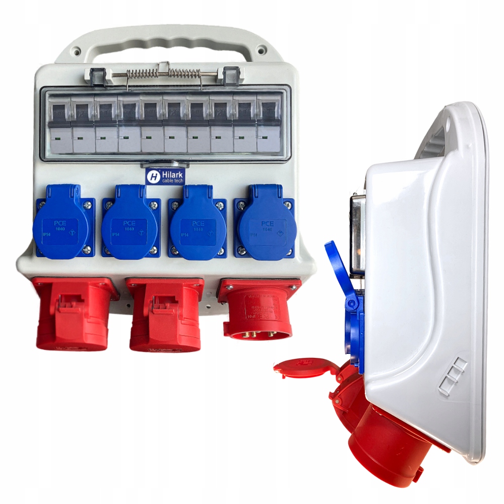 Elektrický rozvaděč 6 zásuvek pro každou zásuvku 16A 32A 3P 1P