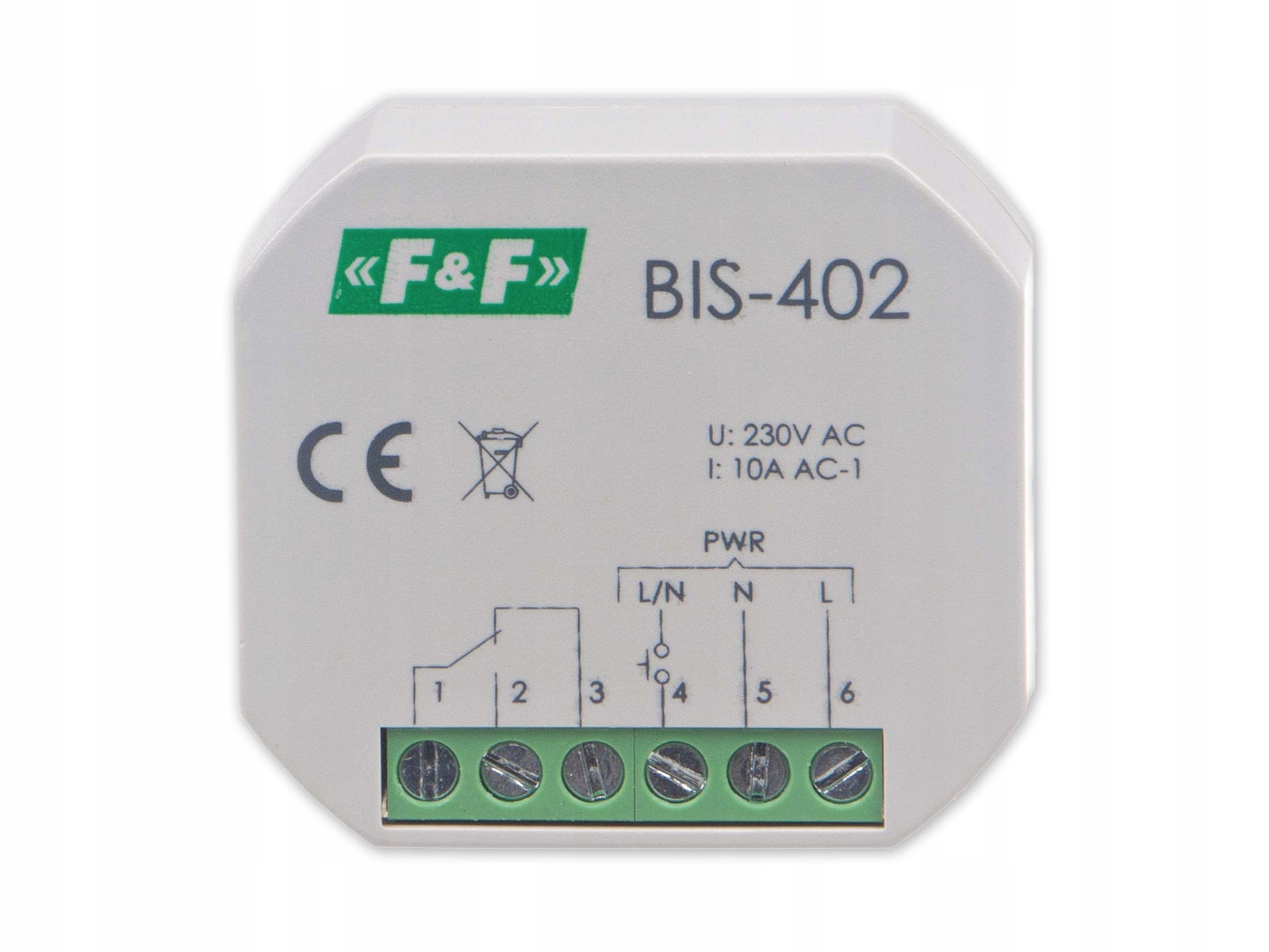 

F&f Przekaźnik bistabilny do puszki 2Z BIS-402