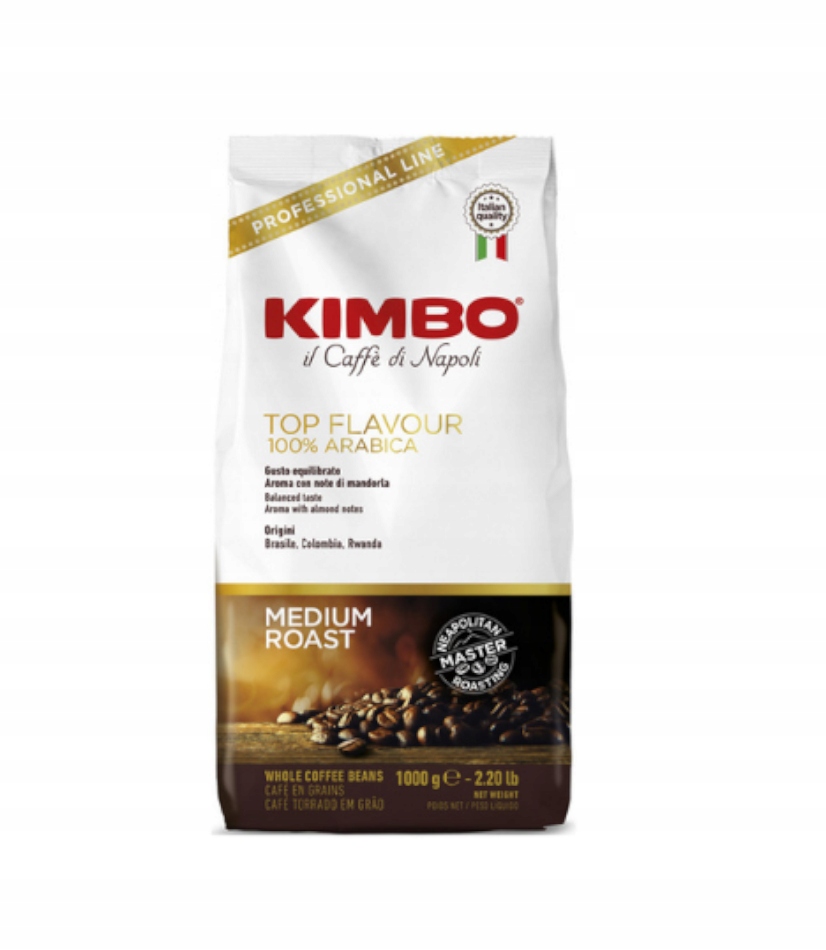 Kimbo Top Flavour 100% Arabica Kawa ziarnista 1kg