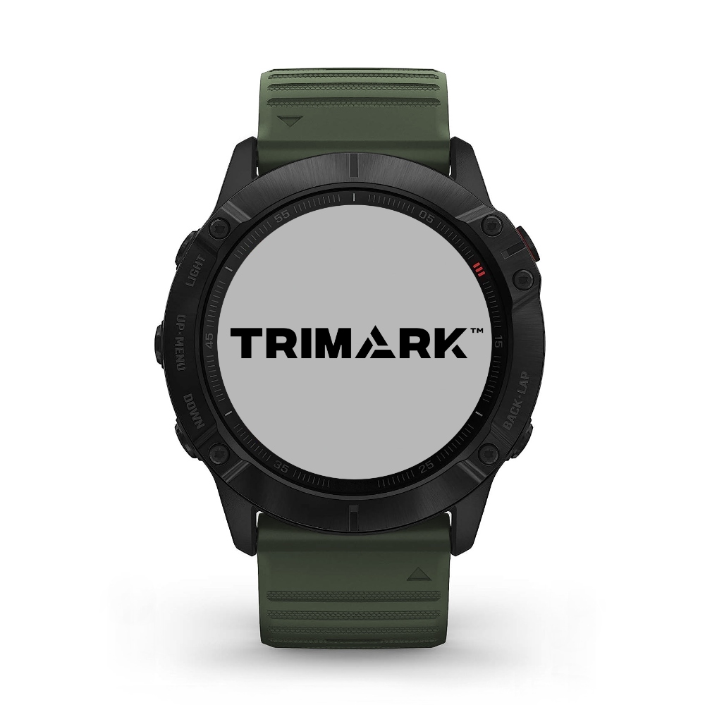 Silikonowy pasek premium QuickFit 22 mm do GARMIN Fenix 6 7 8 - 47mm Epix 2 Marka TRIMARK
