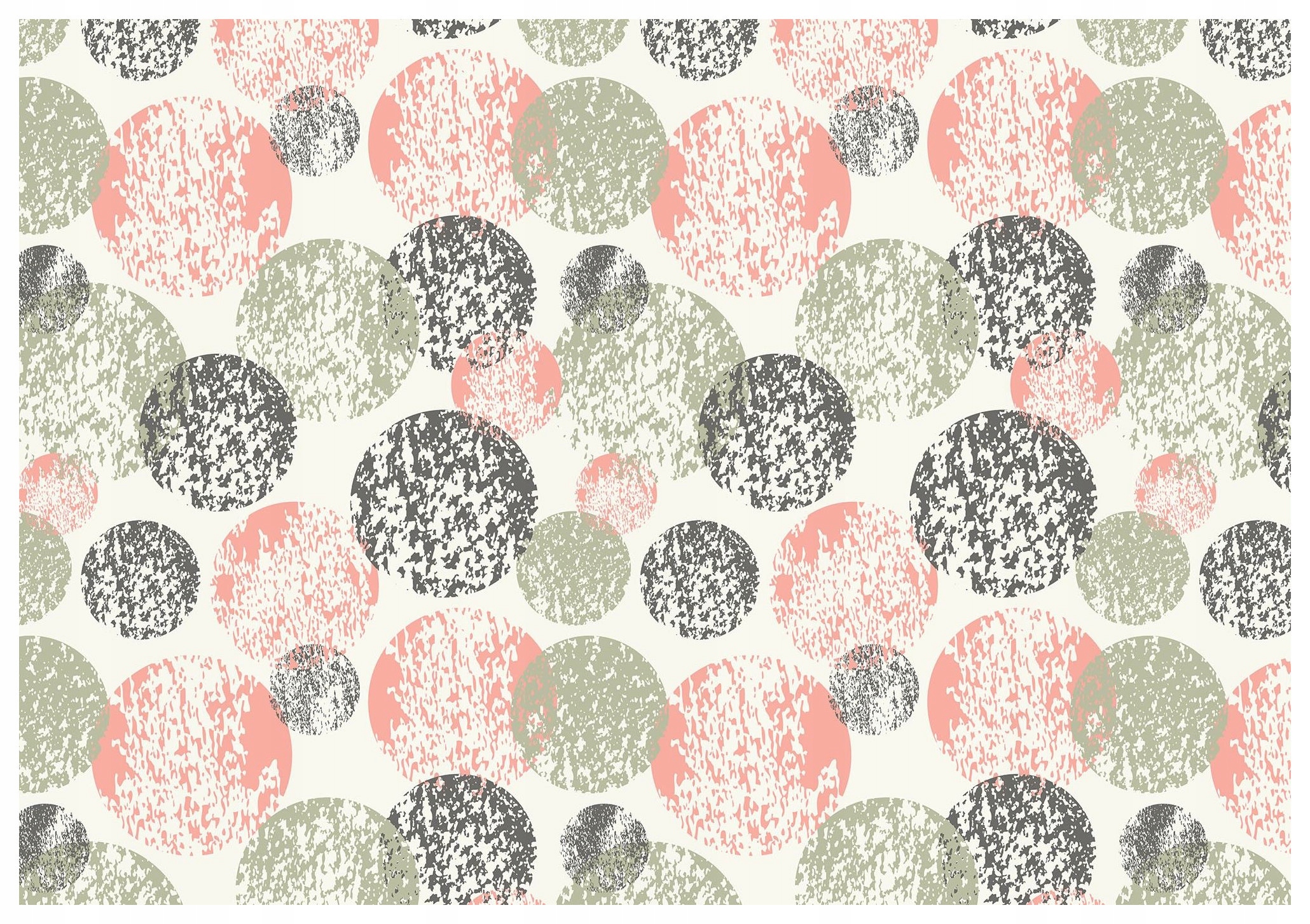 Vliesová fototapeta Pastelové kruhy abstrakce geometrie 368x254 lepidlo