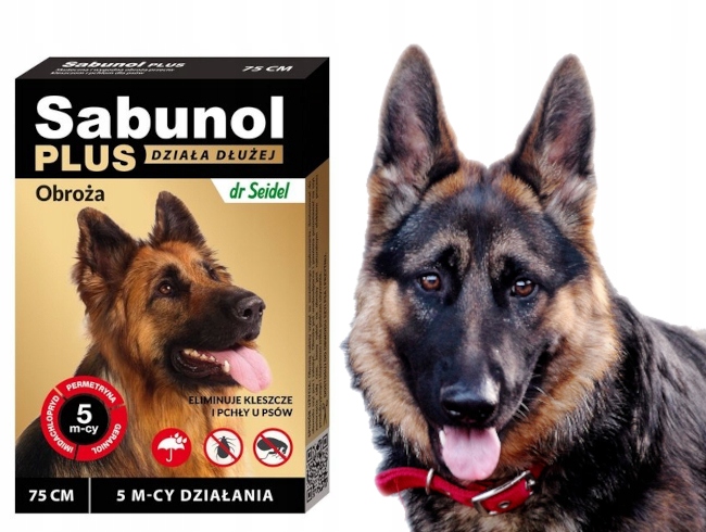 Levně Obojek Plus proti klíšťatům blechy pro psa 75cm